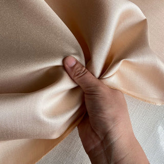 Solid Wool Mulberry Silk Satin TB01626 -32 Momme