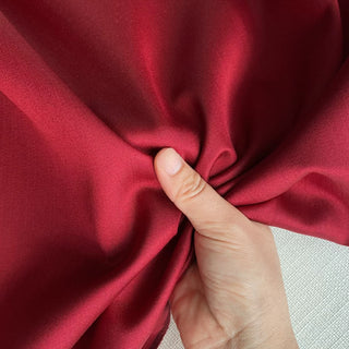 Solid Wool Mulberry Silk Satin TB01626 -32 Momme