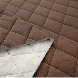 Made in Korea Geometric Washed Padded Pima Cotton Quilted Fabric TB01629