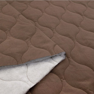 Made in Korea Geometric Washed Padded Pima Cotton Quilted Fabric TB01631
