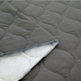 Made in Korea Geometric Washed Padded Pima Cotton Quilted Fabric TB01631