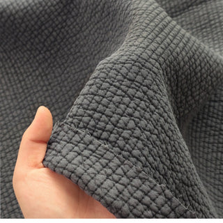 Made in Korea Solid Washed Padded Cotton Recycled Polyester Quilted Fabric TB01632
