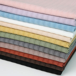 Made in Korea Solid Pima Cotton Dobby Jacquard TB01509