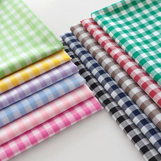 Made in Japan KIYOHARA Gingham Pima Cotton Broadcloth Poplin TB01515