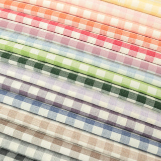 Made in Korea Gingham Washed Pima Cotton Plain Woven TB01517