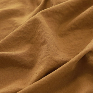 Made in Korea COTTONVILL Solid Sand Washed Ultra Soft Organic Linen Cotton Plain Woven TB01520