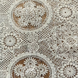 Solid Non-Stretch Sequin Polyester Lace TB01601