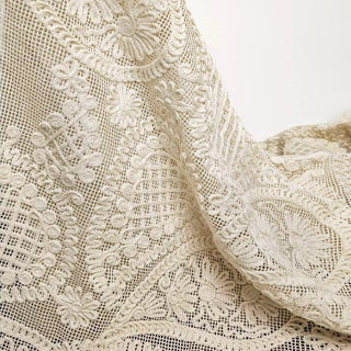 Solid Non-Stretch Embroidery Polyester Lace TB01602