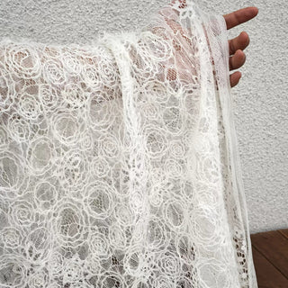 Solid Non-Stretch Embroidery Polyester Lace TB01603
