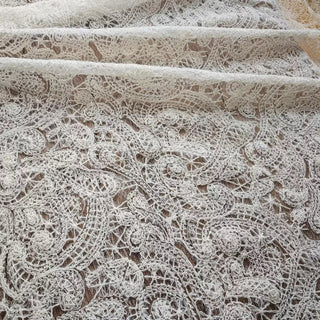Solid Non-Stretch Embroidery Polyester Lace TB01604