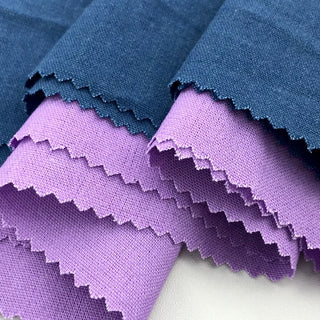 Solid Linen Cotton Plain Woven TB01623 - 113 Colors Available