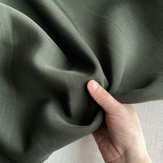 Solid Wool Mulberry Silk Crepe TB01627 - 36 Colors Available -55 Momme