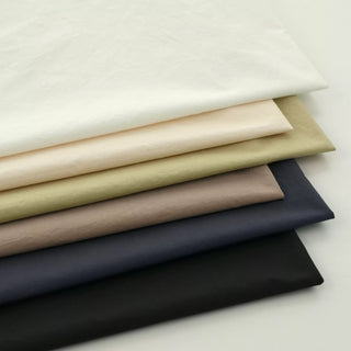 Made in Japan Sevenberry Solid 160S Enzyme Wash / Crinkled Pima Cotton Plain Woven TB01628