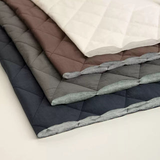 Made in Korea Geometric Washed Padded Pima Cotton Quilted Fabric TB01629