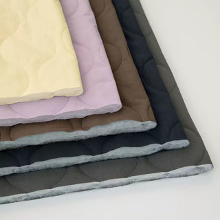 Made in Korea Geometric Washed Padded Pima Cotton Quilted Fabric TB01631
