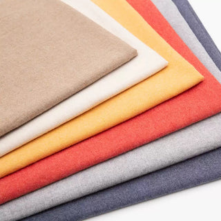 Made in Japan Sevenberry Solid Double Peached Pima Cotton Flannel TB01634