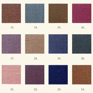Solid Sand Washed Organic Hemp Plain Woven Woven TB02502 - 36 Colors Available
