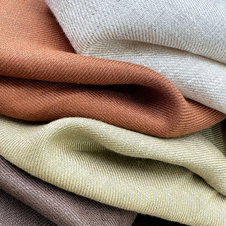 Solid European Linen Twill TB02506 - 8 Colors Available