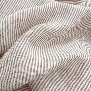 Stripes European Linen Plain Woven Woven TB02507 - 7 Colors Available