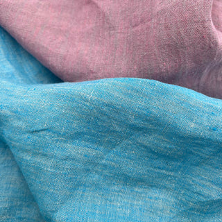 Solid European Linen Hemp Plain Woven Woven TB02513 - 8 Colors Available