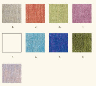 Solid European Linen Hemp Plain Woven Woven TB02513 - 8 Colors Available