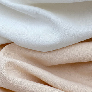 Solid European Linen Cotton Plain Woven Woven TB02516 - 3 Colors Available