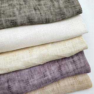 Tie Dye Washed European Linen Dobby Jacquard TB02520 - 5 Colors Available