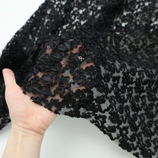 Solid Non-Stretch Sequin Polyester Lace TB02607