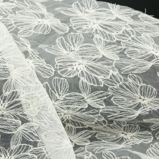 Solid Non-Stretch Embroidery Polyester Lace TB02608