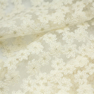 Solid Non-Stretch Embroidery Polyester Lace TB02612