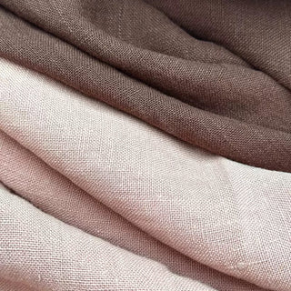 Solid Sand Washed Organic Hemp Plain Woven TB02621 - 23 Colors Available