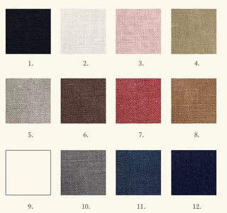 Solid Sand Washed Organic Hemp Plain Woven TB02621 - 23 Colors Available