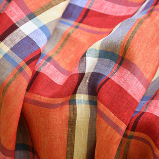 Plaid European Linen Plain Woven TB02625 - 2 Colors Available