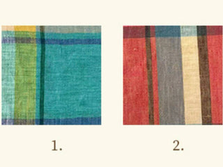 Plaid European Linen Plain Woven TB02625 - 2 Colors Available