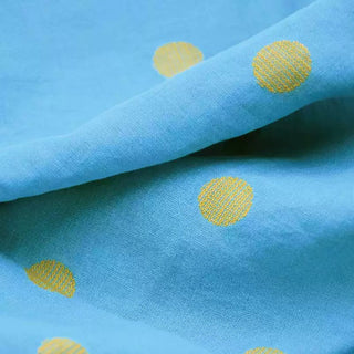 Polka Dot European Linen Cotton Dobby Jacquard TB02628 - 4 Colors Available