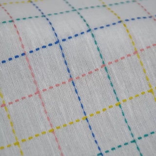 Gingham Combed Cotton European Linen Dobby Jacquard TB02630 - 1 Colors Available