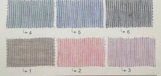 Stripes Organic Hemp Slub TB02632 - 6 Colors Available