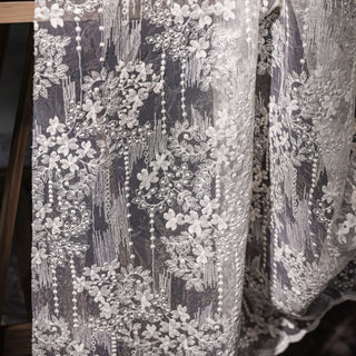 Solid Non-Stretch Embroidery Polyester Lace TB03603
