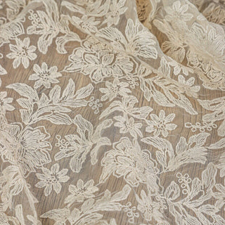 Solid Non-Stretch Embroidery Polyester Lace TB03606