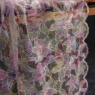 Solid Non-Stretch Sequin Polyester Lace TB03607