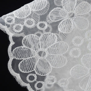 Solid Non-Stretch Embroidery Polyester Lace TB03609