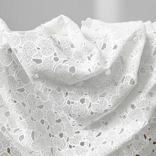 Solid Non-Stretch Polyester Lace TB04601