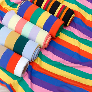 Stripes Combed Cotton French Terry TBSP604