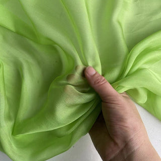 Yardblox Exclusive Luxury Silk Collection Solid Multi Color Non-Stretch Mulberry Silk Chiffon DS26503 -6 Momme