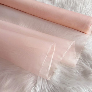 Yardblox Exclusive Luxury Silk Collection Solid Multi Color Non-Stretch Mulberry Silk Organza DS26504 -8 Momme