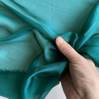 Yardblox Exclusive Luxury Silk Collection Solid Multi Color Non-Stretch Mulberry Silk Chiffon DS26503 -6 Momme