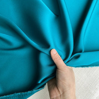 Yardblox Exclusive Luxury Silk Collection Solid Multi Color Stretch Mulberry Silk Elastane Blended Charmeuse Satin DS26508 -19 Momme