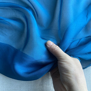 Yardblox Exclusive Luxury Silk Collection Solid Multi Color Non-Stretch Mulberry Silk Chiffon DS26503 -6 Momme