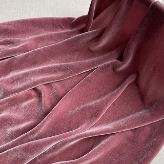 Yardblox Exclusive Luxury Silk Collection Solid Multi Color Non-Stretch Mulberry Silk Velvet DS26516 -40 Momme