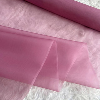 Yardblox Exclusive Luxury Silk Collection Solid Multi Color Non-Stretch Mulberry Silk Organza DS26504 -8 Momme